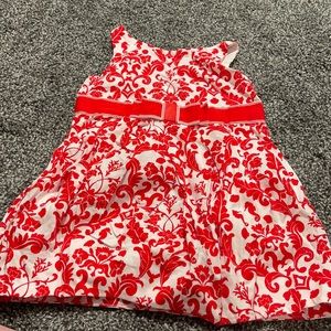 2T red and white Janie and Jack dress